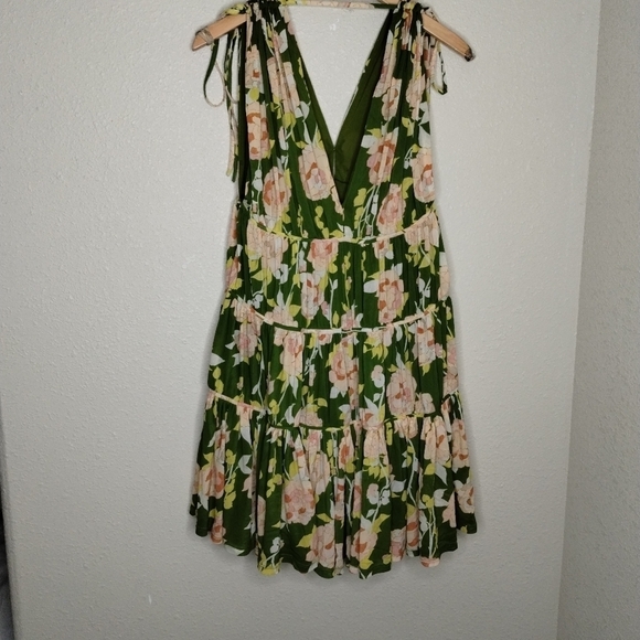 Rebecca Taylor Wild Peony Mesh Dress Women's Size Medium - Picture 6 of 9